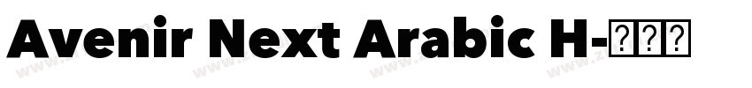 Avenir Next Arabic H字体转换
